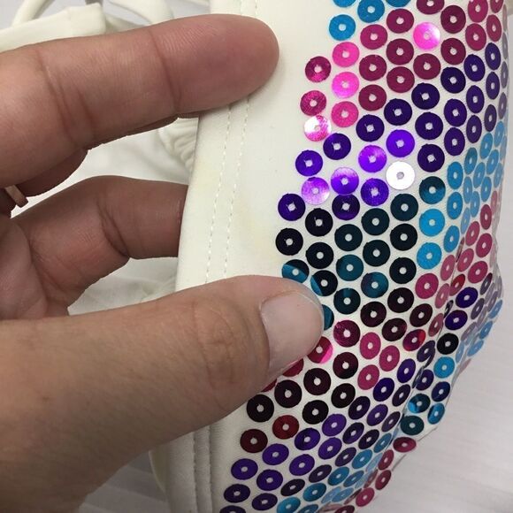 California Waves Sequin Triangle Top Bikini (D) - Picture 7 of 8